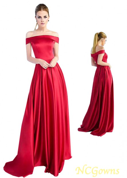 Floor-Length Red Tone Prom Dresses