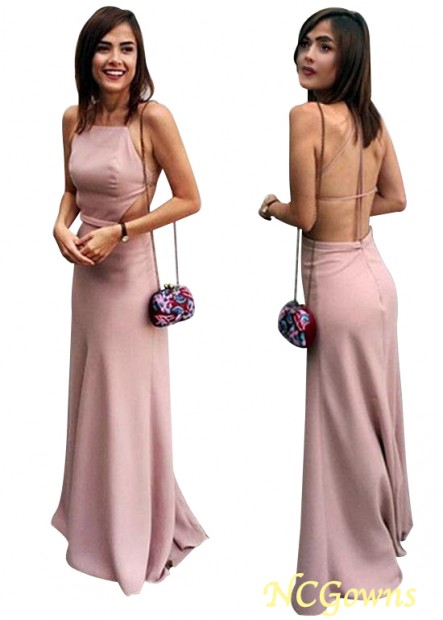 Pink Color Family Chiffon A-Line Prom Dresses T801525413725