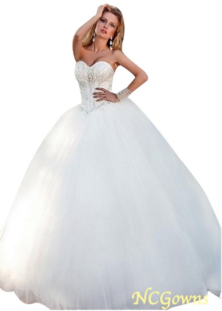 Ball Gown Silhouette Sweetheart Neckline Dropped Full Length Ball Gowns