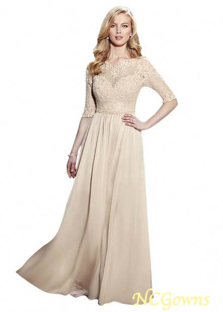 Chiffon Illusion Yellow Tone Color Family V-Neck A-Line Mother Of The Bride Dresses