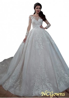 Illusion Sleeve Type Tulle  Lace Royal Monarch 70Cm Along The Floor Scoop Neckline Style