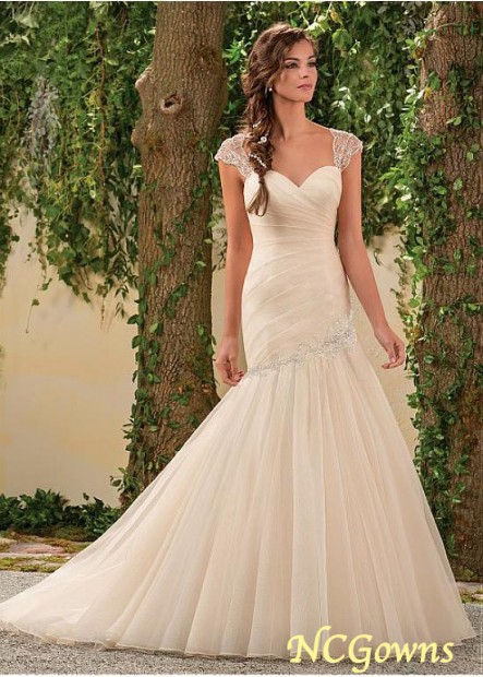 Ncgowns Full Length Short Sleeve Length Wedding Dresses T801525326982