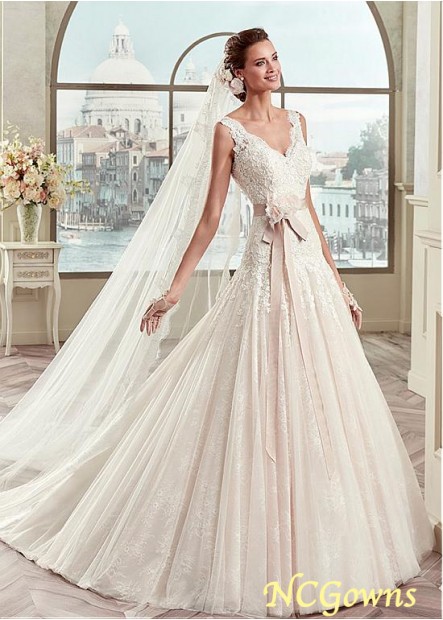 Natural Waistline Sleeveless Sleeve Length Wedding Dresses T801525334828
