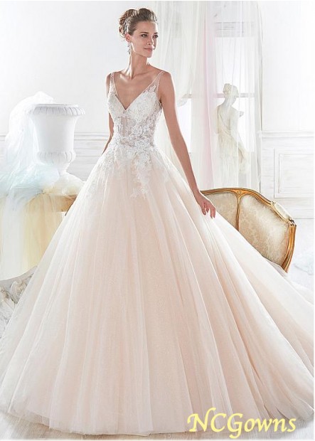 Ncgowns Full Length Length Natural Tulle Champagne Dresses