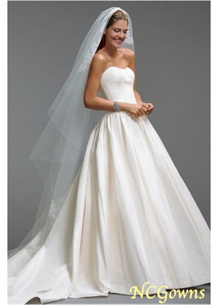 Satin Full Length Natural Sweetheart Wedding Dresses