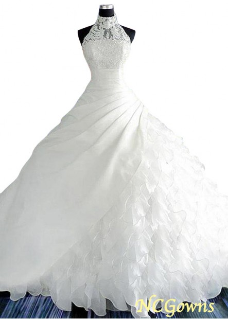 Natural Sleeveless Royal Monarch 70Cm Along The Floor Full Length Wedding Dresses