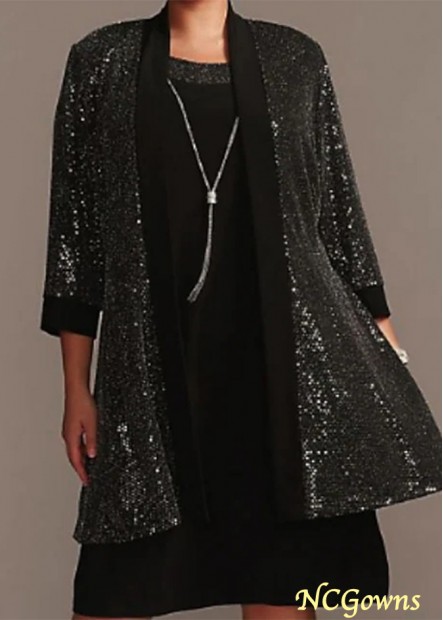 Length Sleeve Jackets Sequined Wedding Party Evening Shawl Wrap Women's Wrap J121658825652